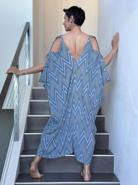 Chevron Kaftan Dress