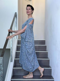 Chevron Kaftan Dress