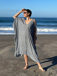 Chevron Kaftan Dress