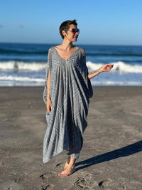 Chevron Kaftan Dress