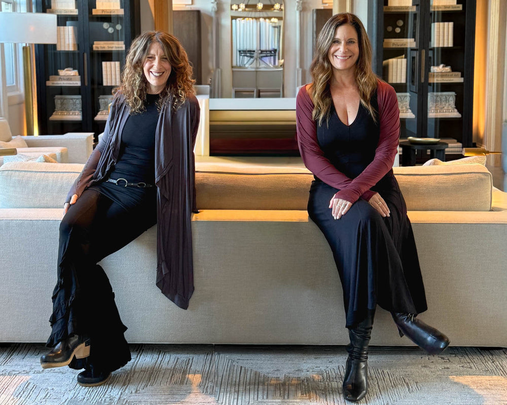 caraucci Long Sleeves eco-friendly women's shirts mock neck tunic lightweight summer tops loose fitting cotton tops