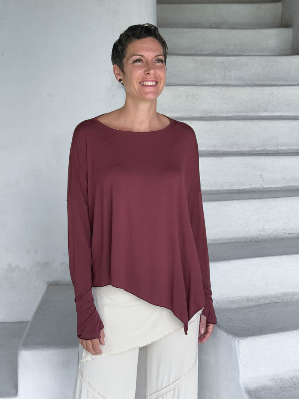 Ameri　MEDI REVERSIBLE LONG TOP Ameri MEDI REVERSIBLE LONG TOP レディース : ZOZOTOWN Yahoo