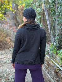 Bamboo Fleece Cowl Neck Sweatshirt