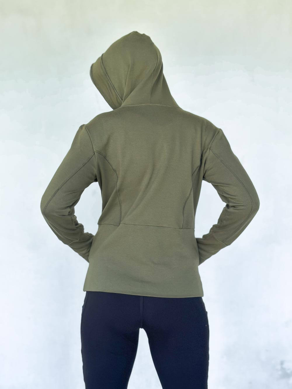 Women's Bamboo Cotton Fleece Zipper Hoodie Jacket – CARAUCCI Women's Bamboo Cotton Fleece Zipper Hoodie Jacket – CARAUCCI