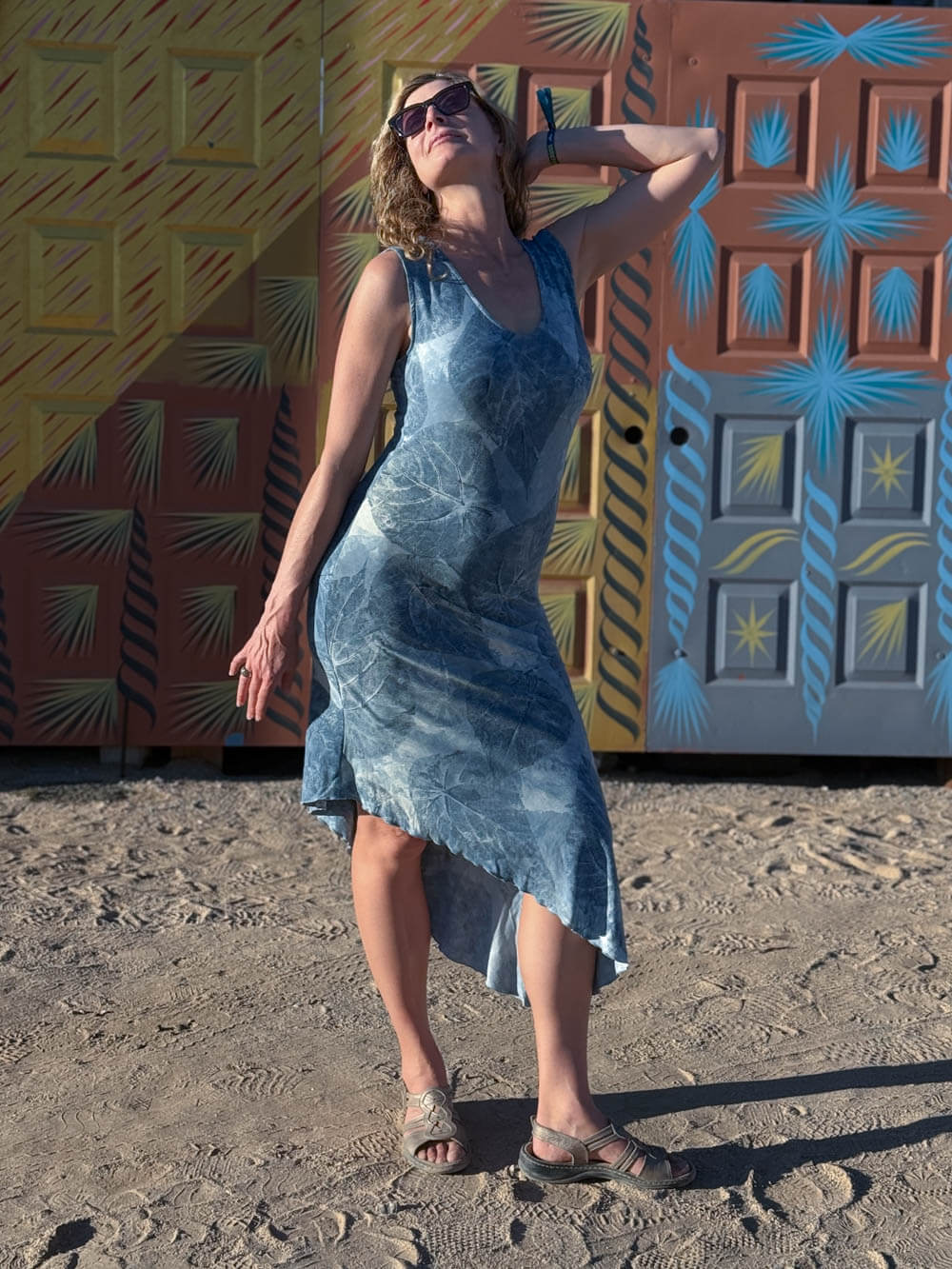 Bias Dress Print