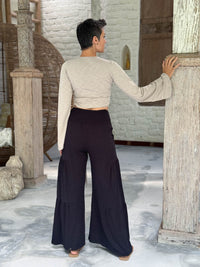caraucci cotton jersey soft taupe long sleeve wrap ballet shrug #color_sahara