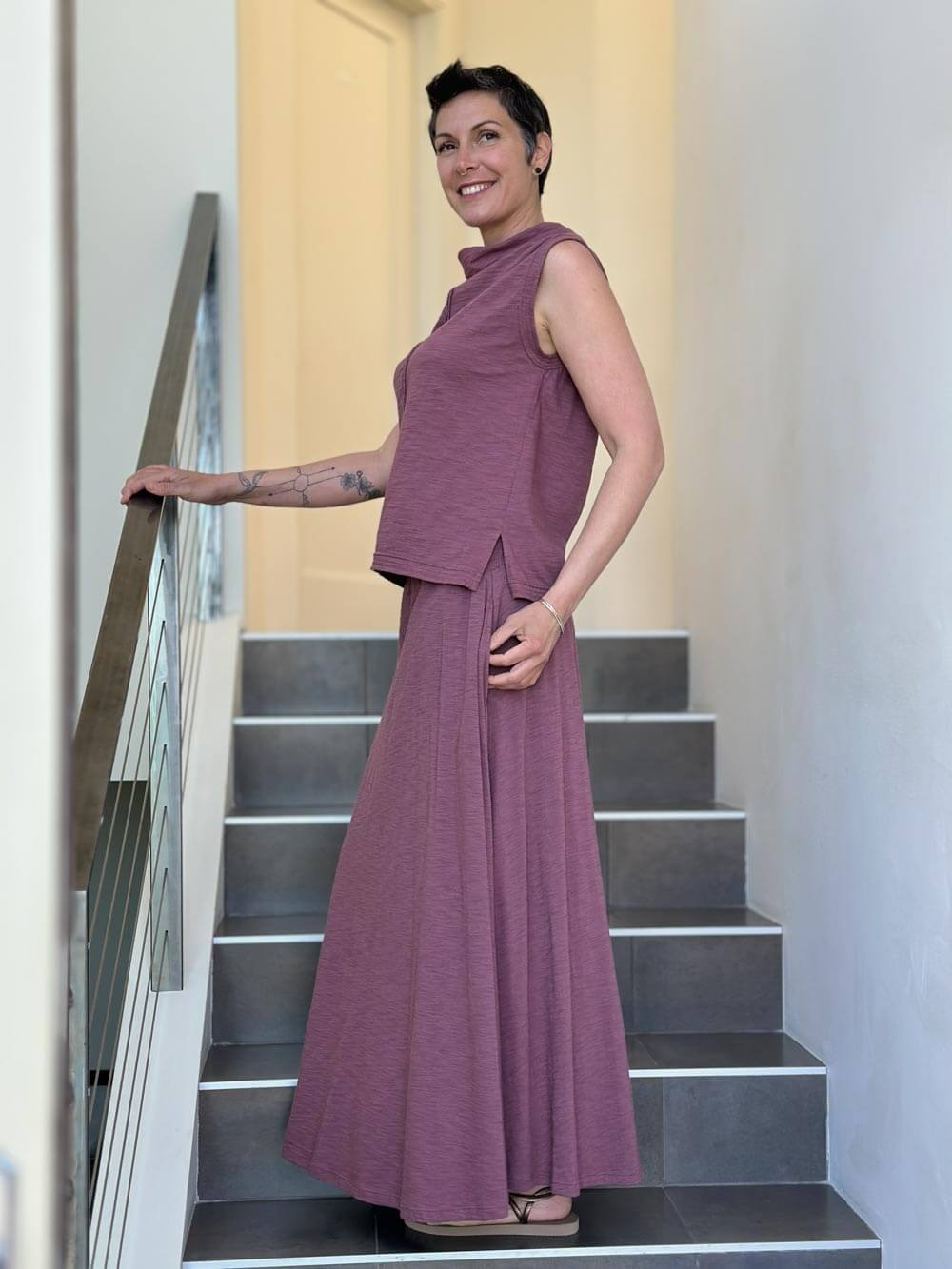 Cotton Flow Pocket Skirt | Lightweight Cotton Women's Skirts