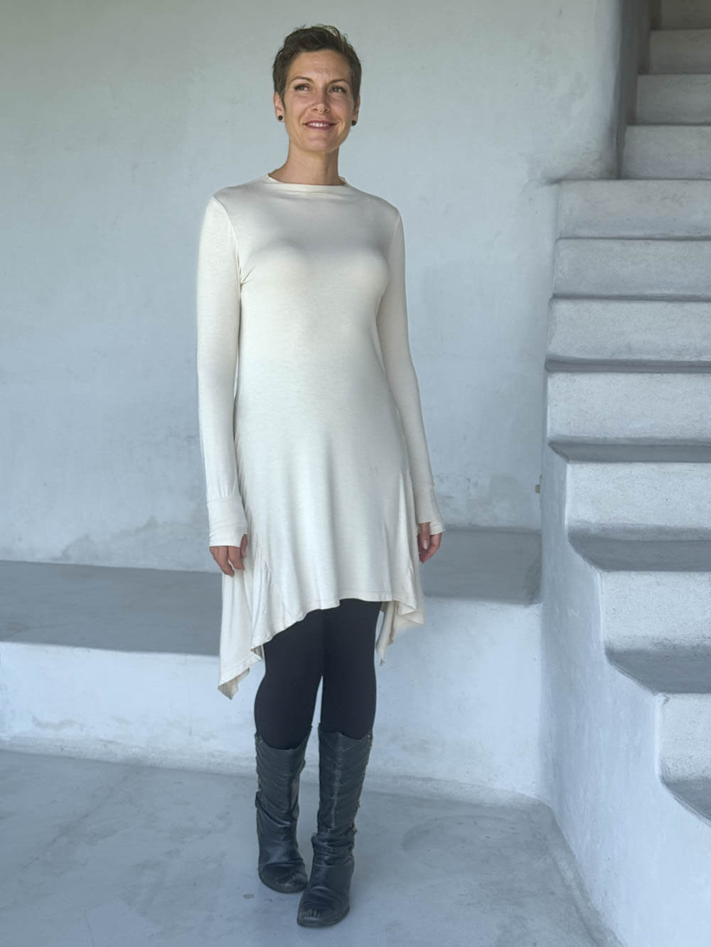 High Neck Flow Tunic