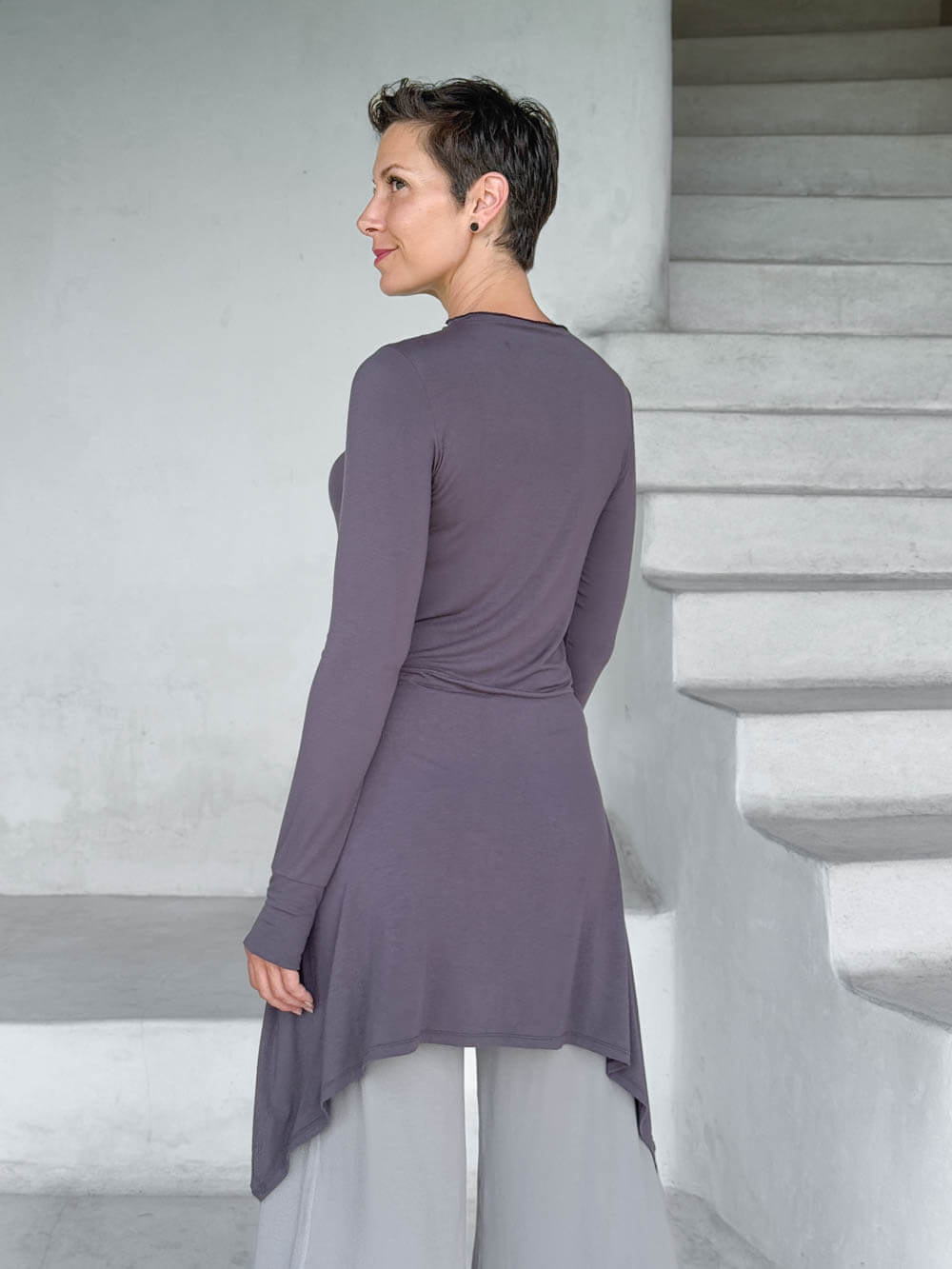 High Neck Flow Tunic