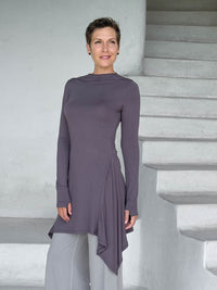 High Neck Flow Tunic