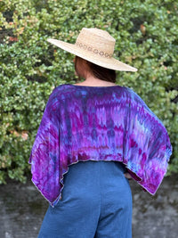 Ice Dye Poncho Top