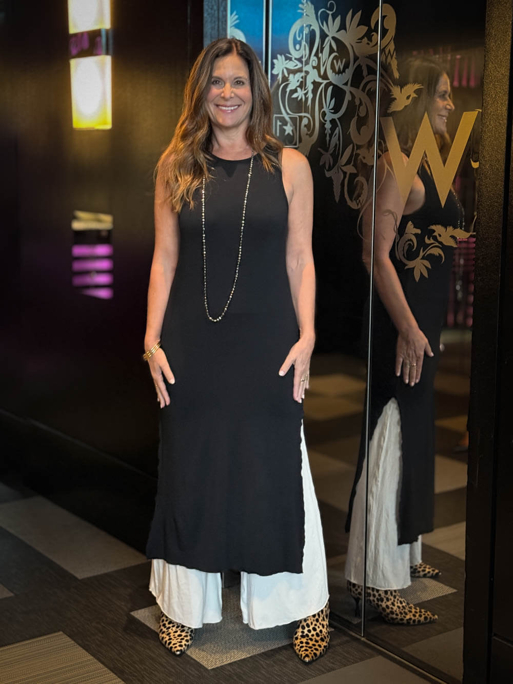 Sleek Sleeveless Side Slit Tunic or Dress | Women's Layering