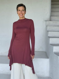 High Neck Flow Tunic