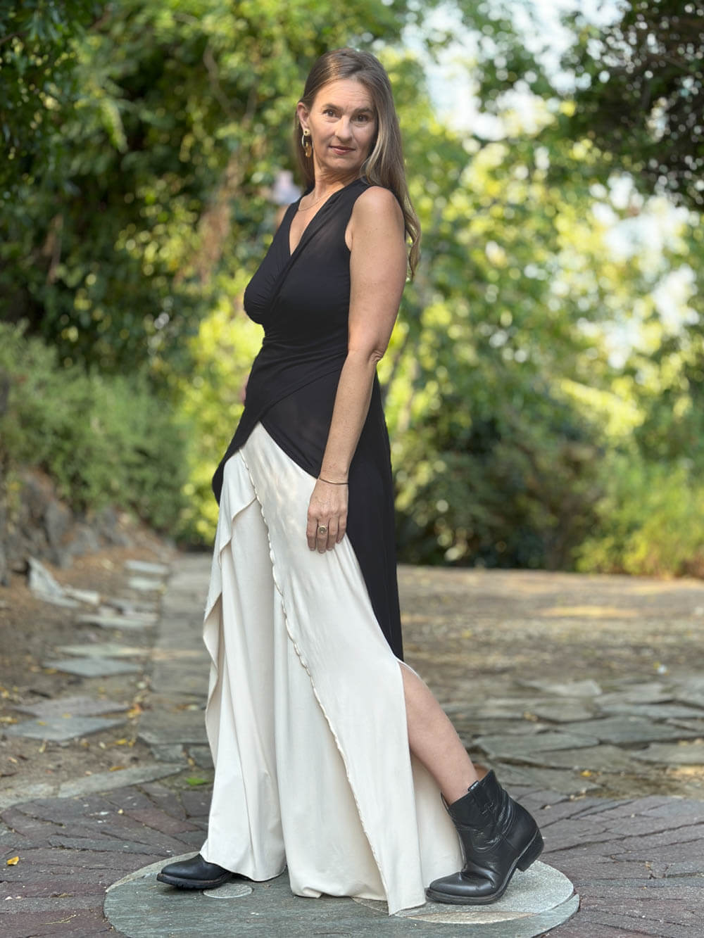 Ninja Wrap | Stretch Jersey Hooded Wrap Top – CARAUCCI