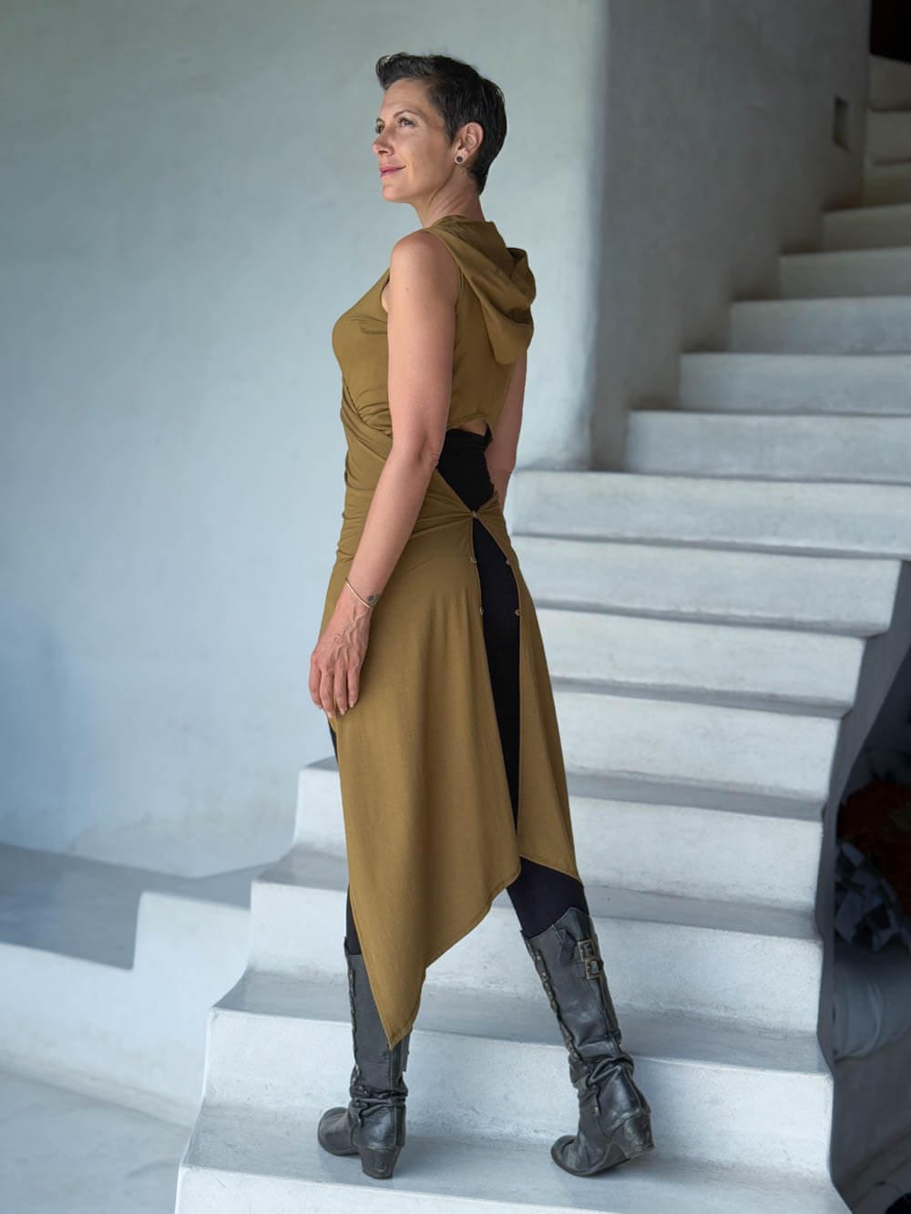 トップス AMERI OTONA WRAP VEST SET UP DRESS Ameri OTONA WRAP VEST SET UP DRESS