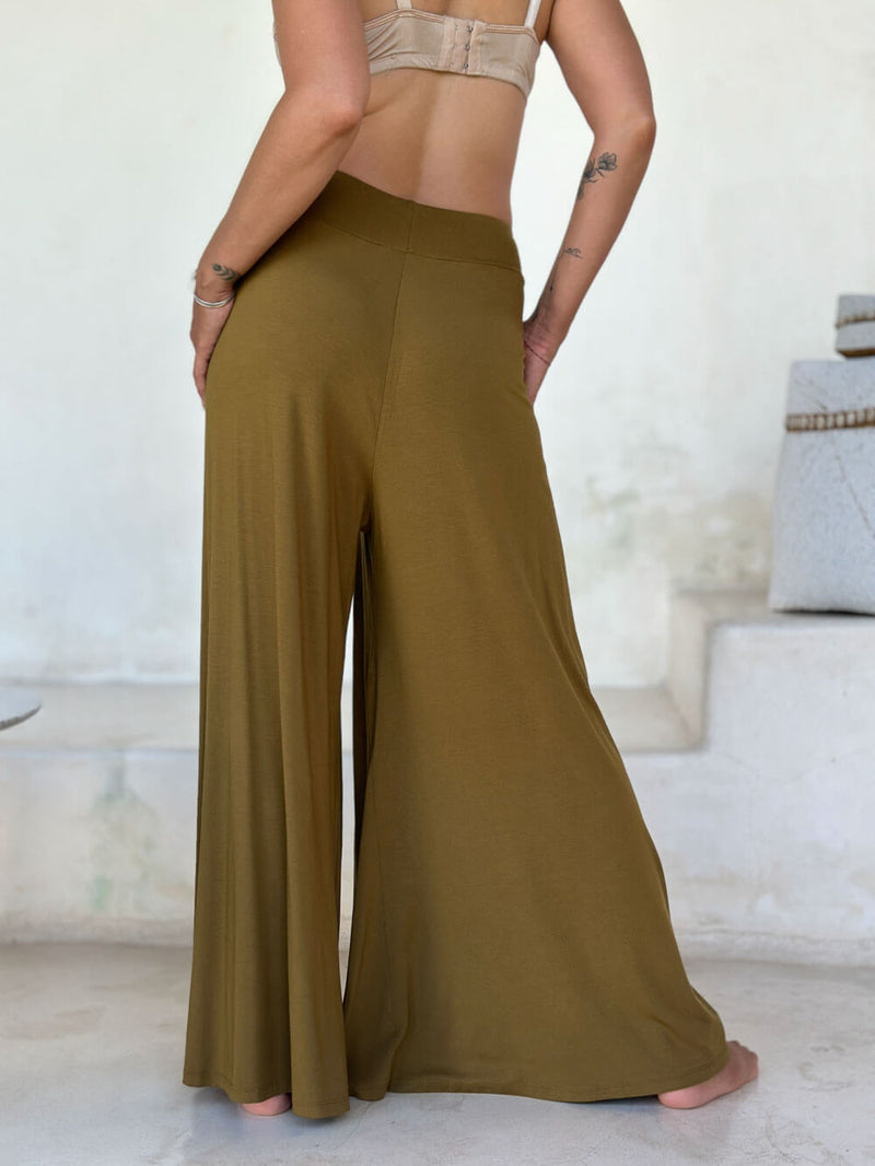 Riley | Wide Leg Pants- Olive – The Fab Standard