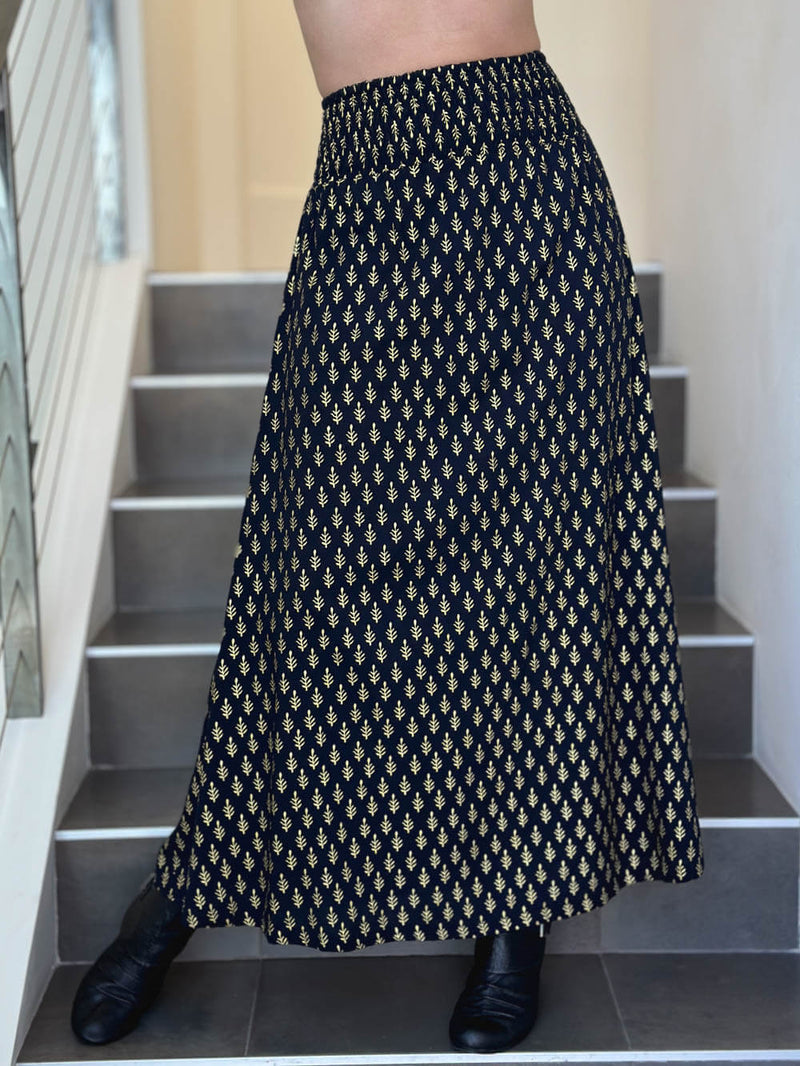 Dot Print Skirt