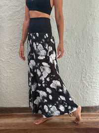 Black Ginkgo Ruched Pant