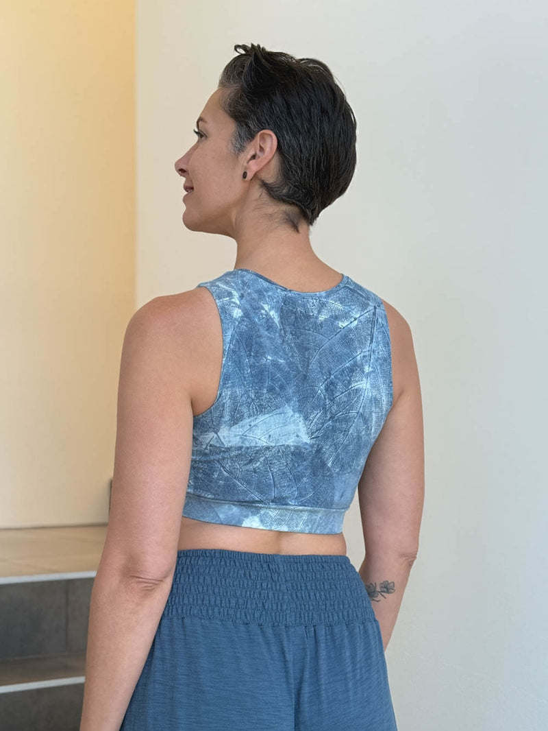 Print Twist Bra Top