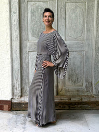 Stripe Wide Leg Flow Pant