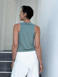 Racerback Cowl Top