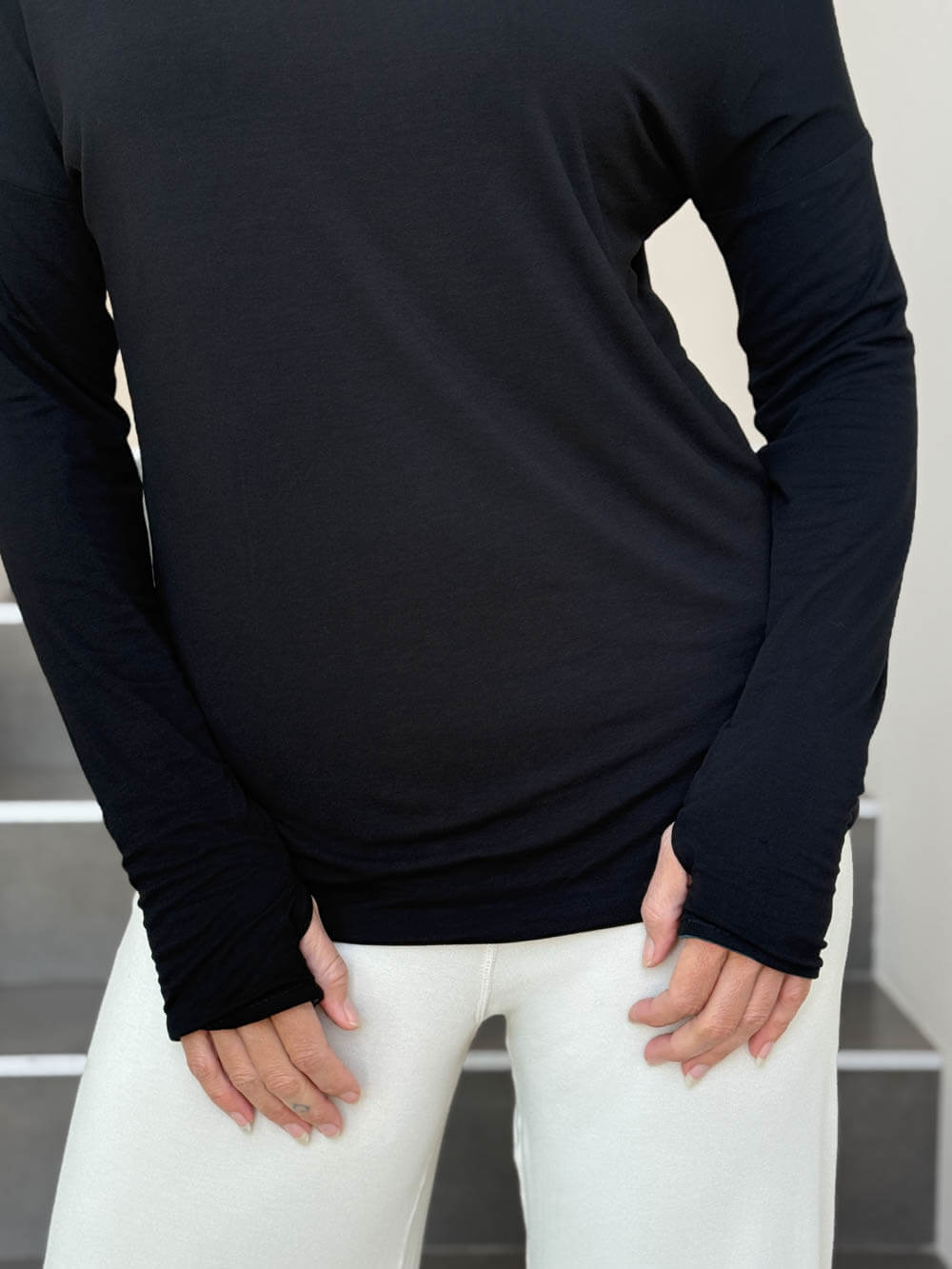 Reversible Long Sleeve Top
