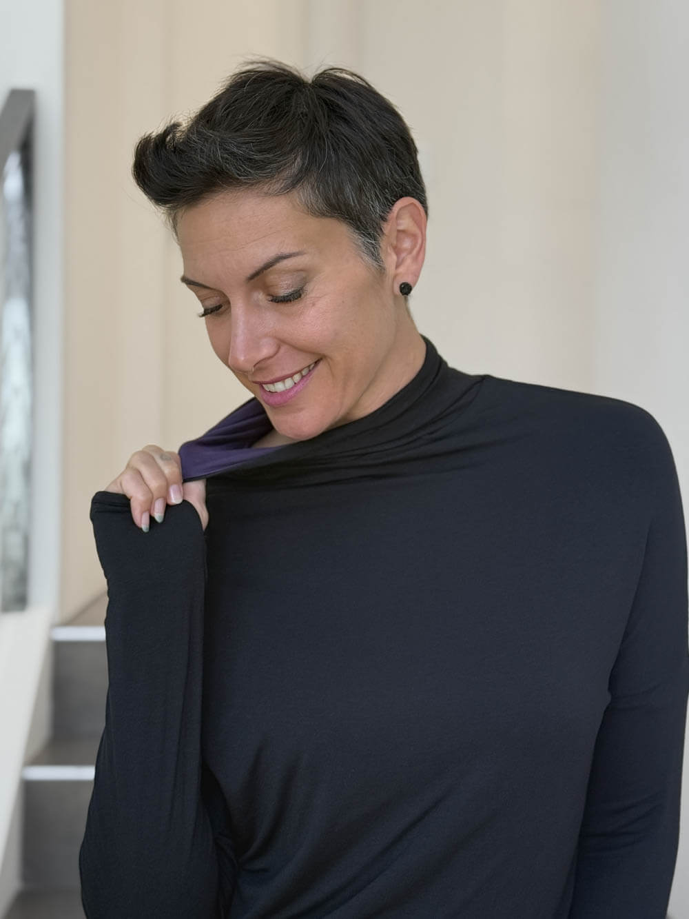 Reversible Long Sleeve Top