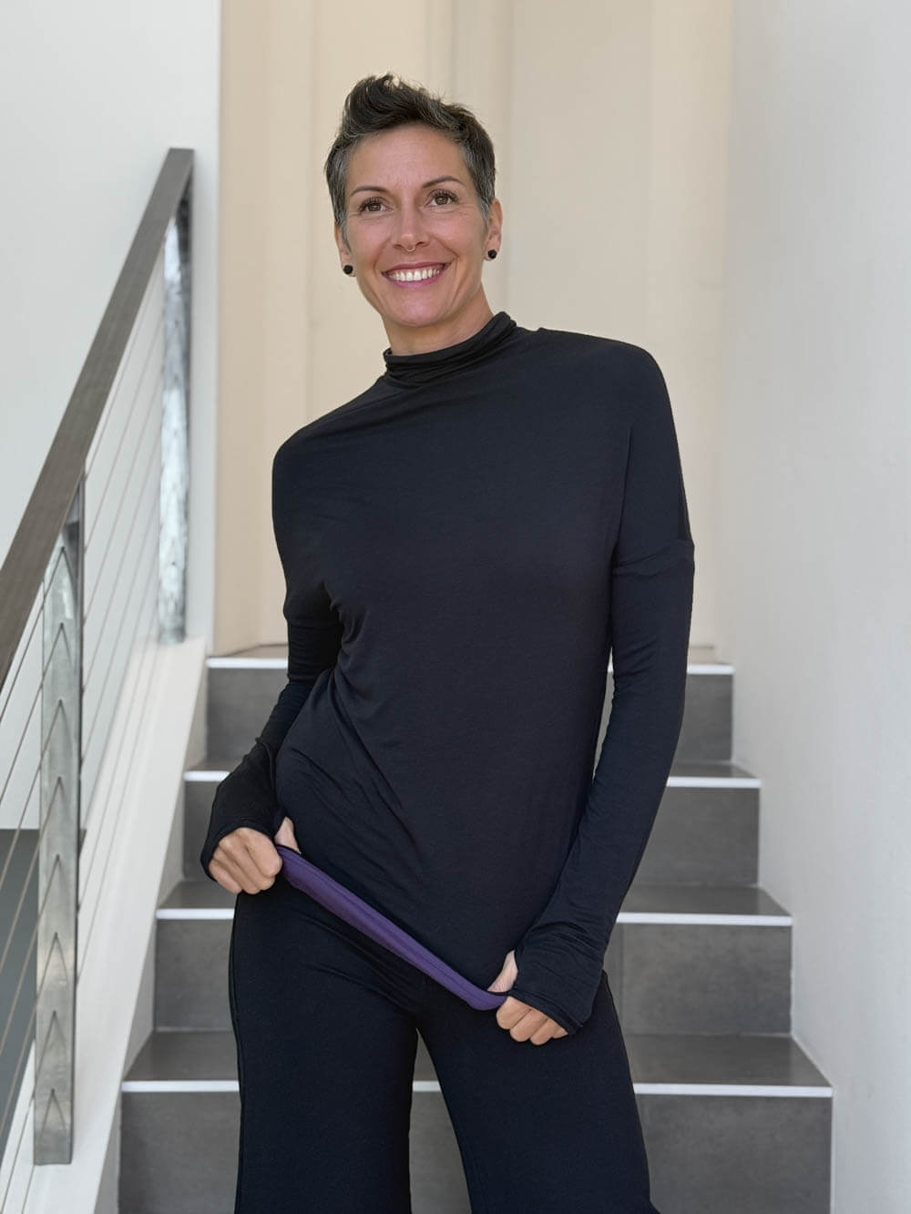 Reversible Long Sleeve Top