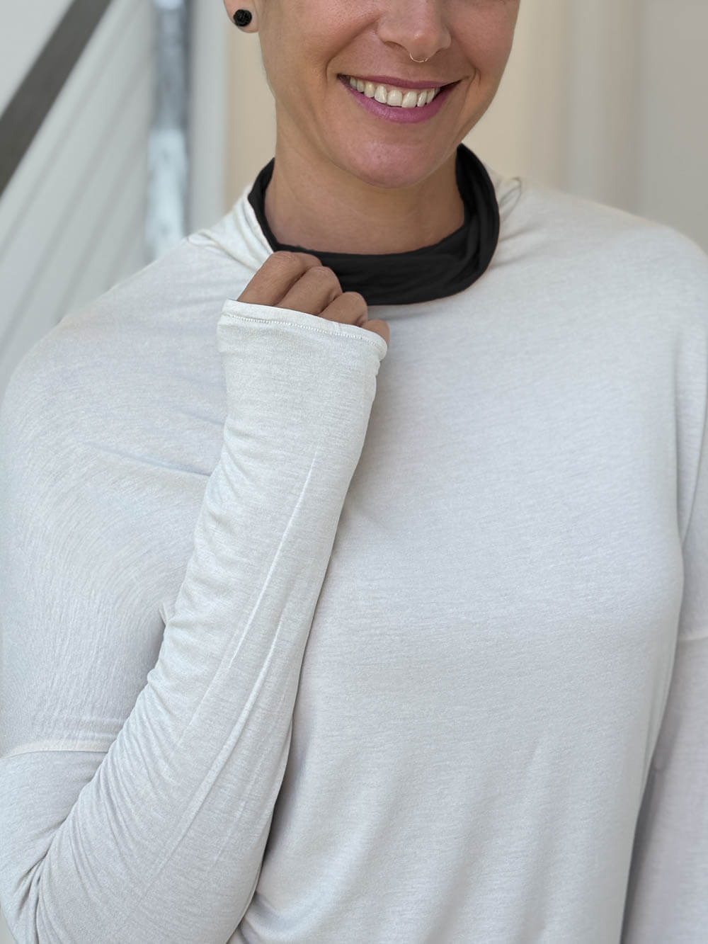 Reversible Long Sleeve Top