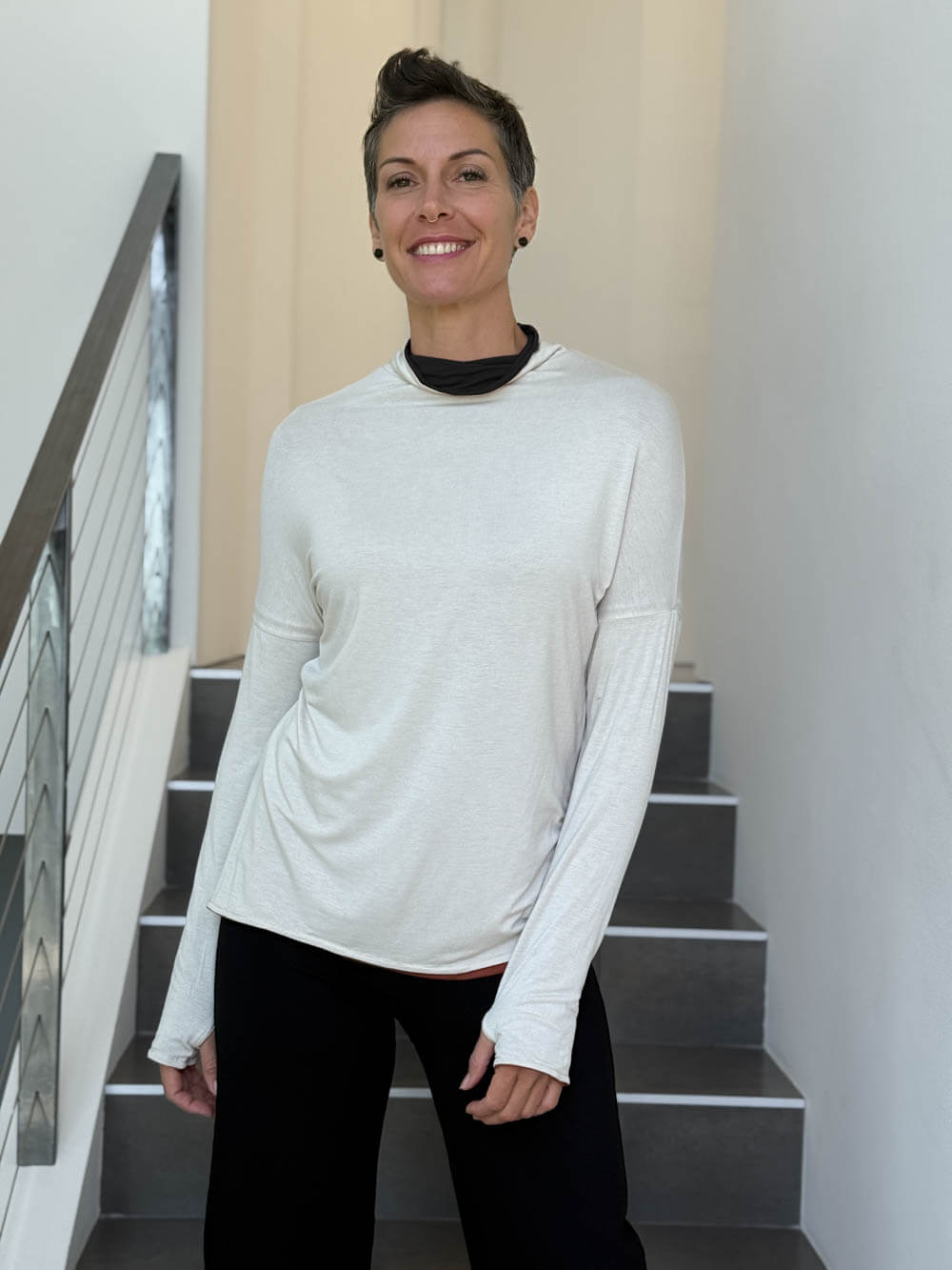 Reversible Long Sleeve Top