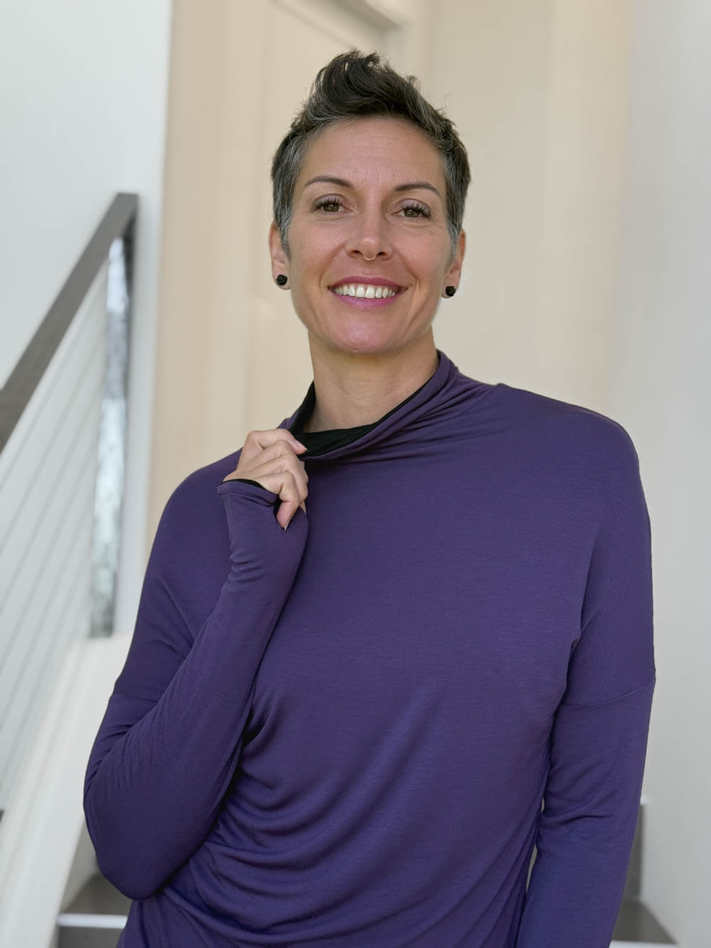 Reversible Long Sleeve Top