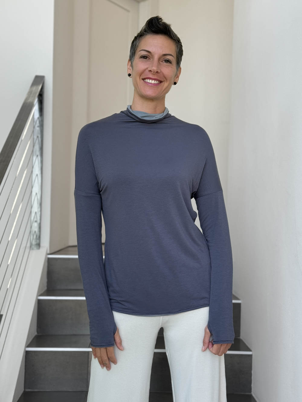Reversible Long Sleeve Top