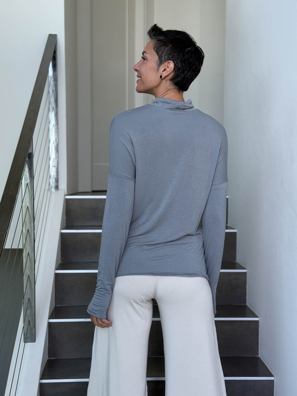 Reversible Long Sleeve Top