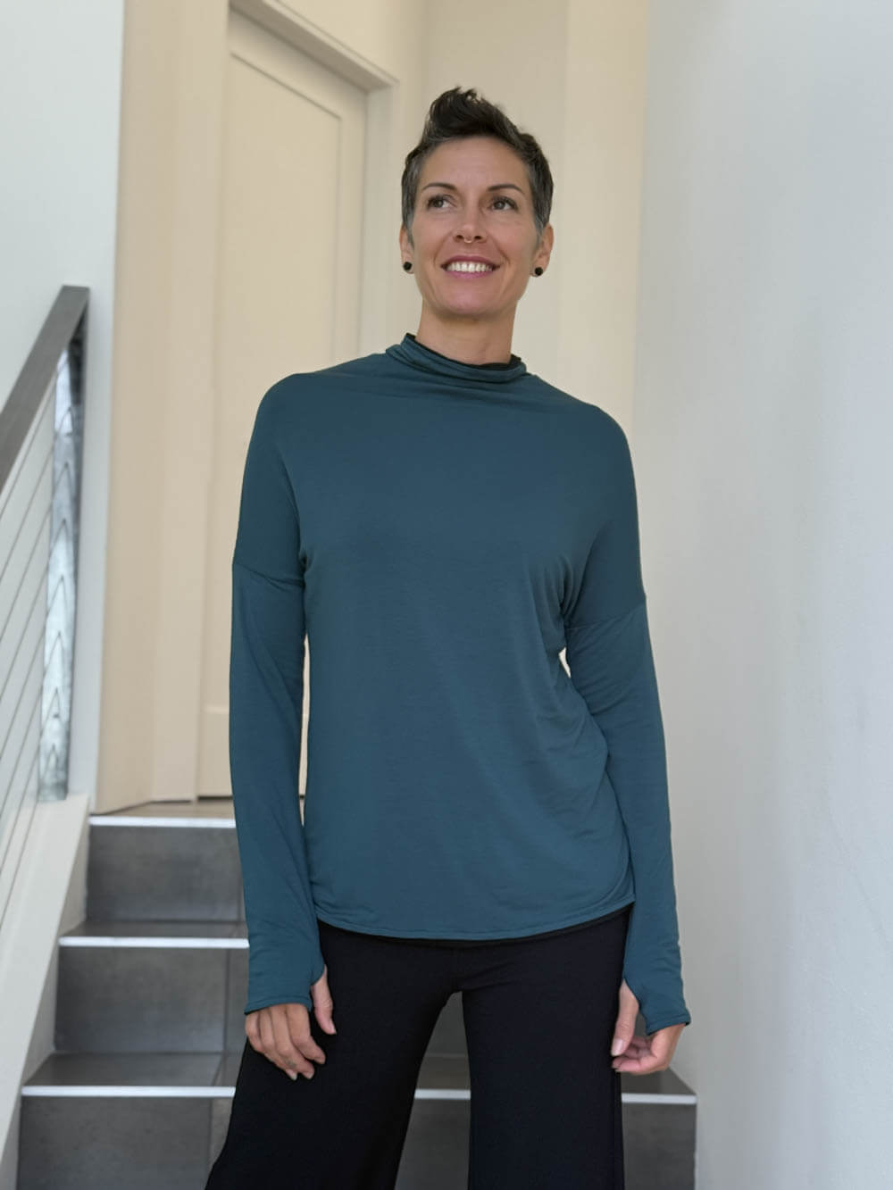 Reversible Long Sleeve Top