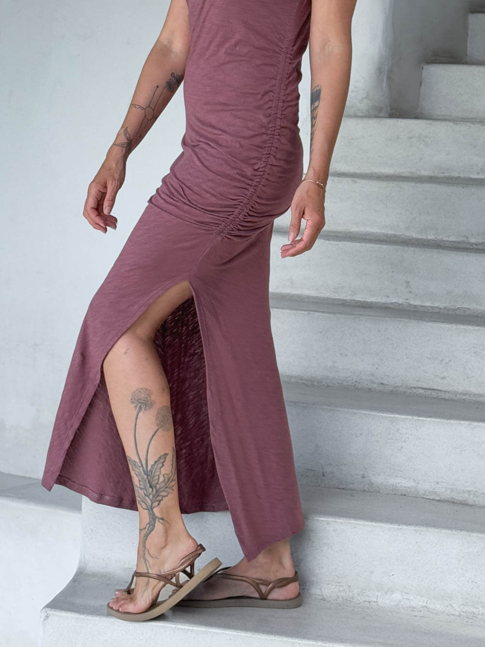 Cotton Ruched Dress| Womens Cotton Dress Black / M Cotton Ruched Dress| Womens Cotton Dress Black / M