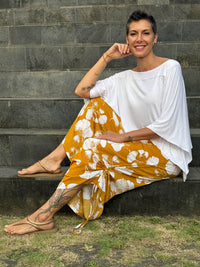 Golden Ginkgo Ruched Pant
