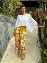 Golden Ginkgo Ruched Pant
