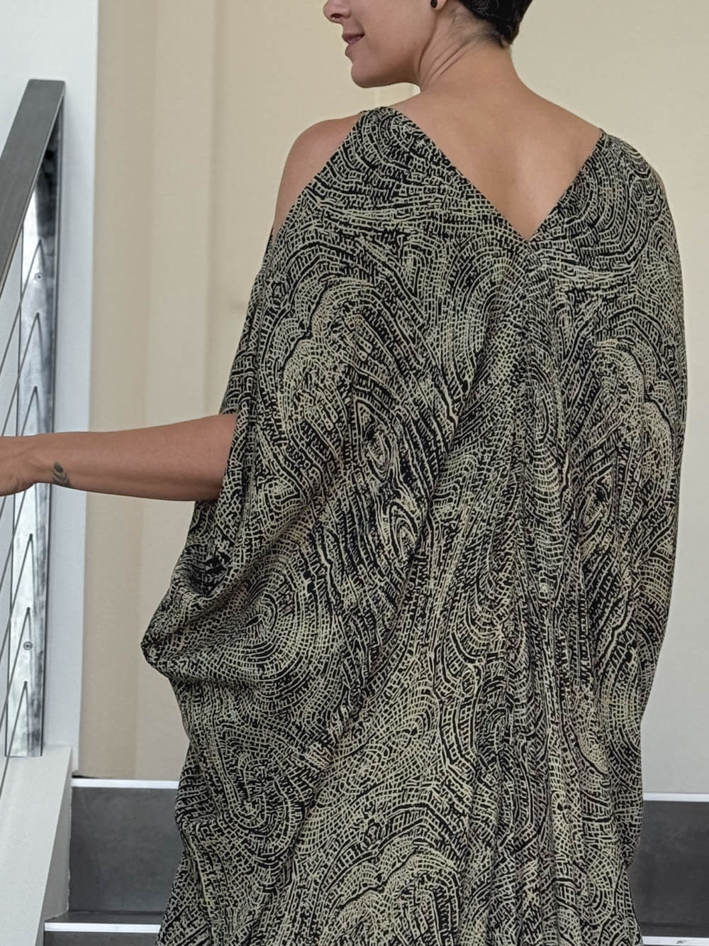 Sand Kaftan Dress