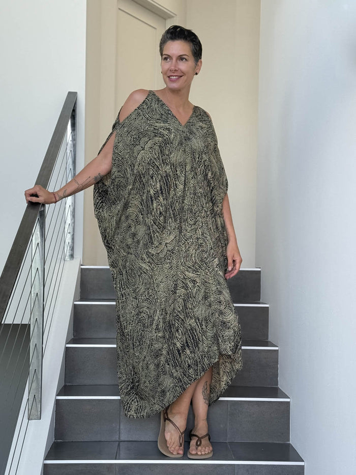 Sand Kaftan Dress