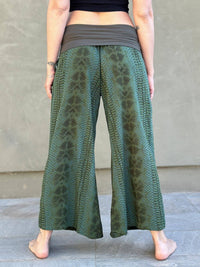 Snake Print Ruched Pants