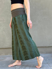 Snake Print Ruched Pants