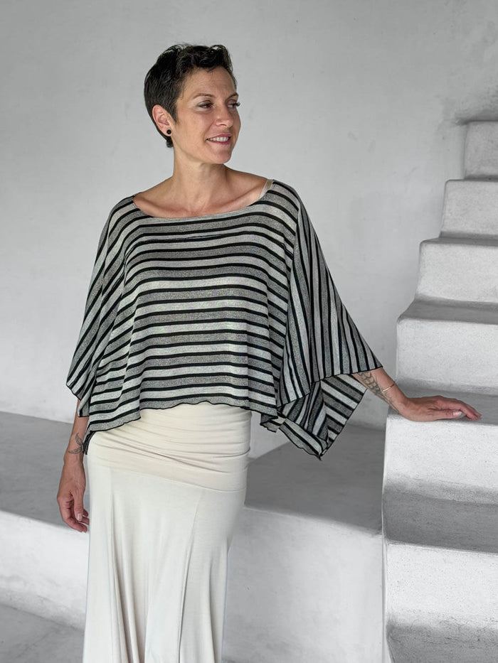 Sparkle Poncho Top