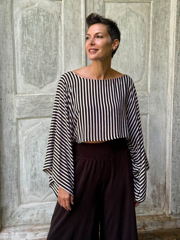 Stripe Flow Top