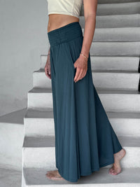 Wide Leg Flow Pant Teal