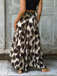Forest Ikat Wide Leg Flow Pant