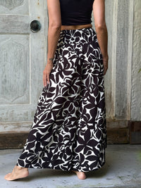 Midnight Bloom Wide Leg Flow Pant