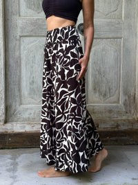 Midnight Bloom Wide Leg Flow Pant