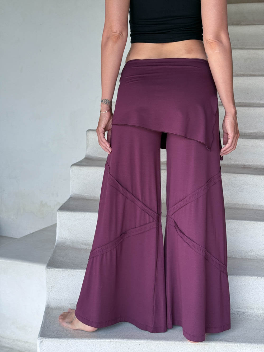 Wide Leg Panel Panels | Women's Skirt-Over Flare Pants Wide Leg Panel Panels | Women's Skirt-Over Flare Pants