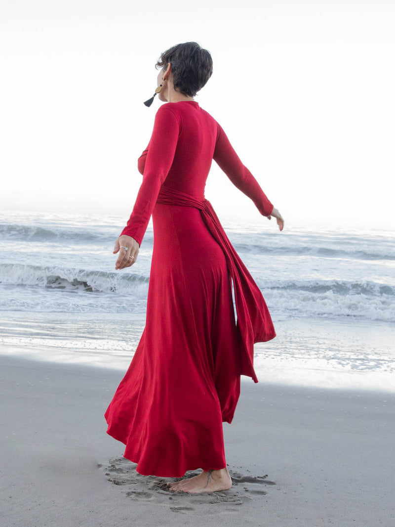 Women's Red Maxi Dresses - Long Dresses - Express