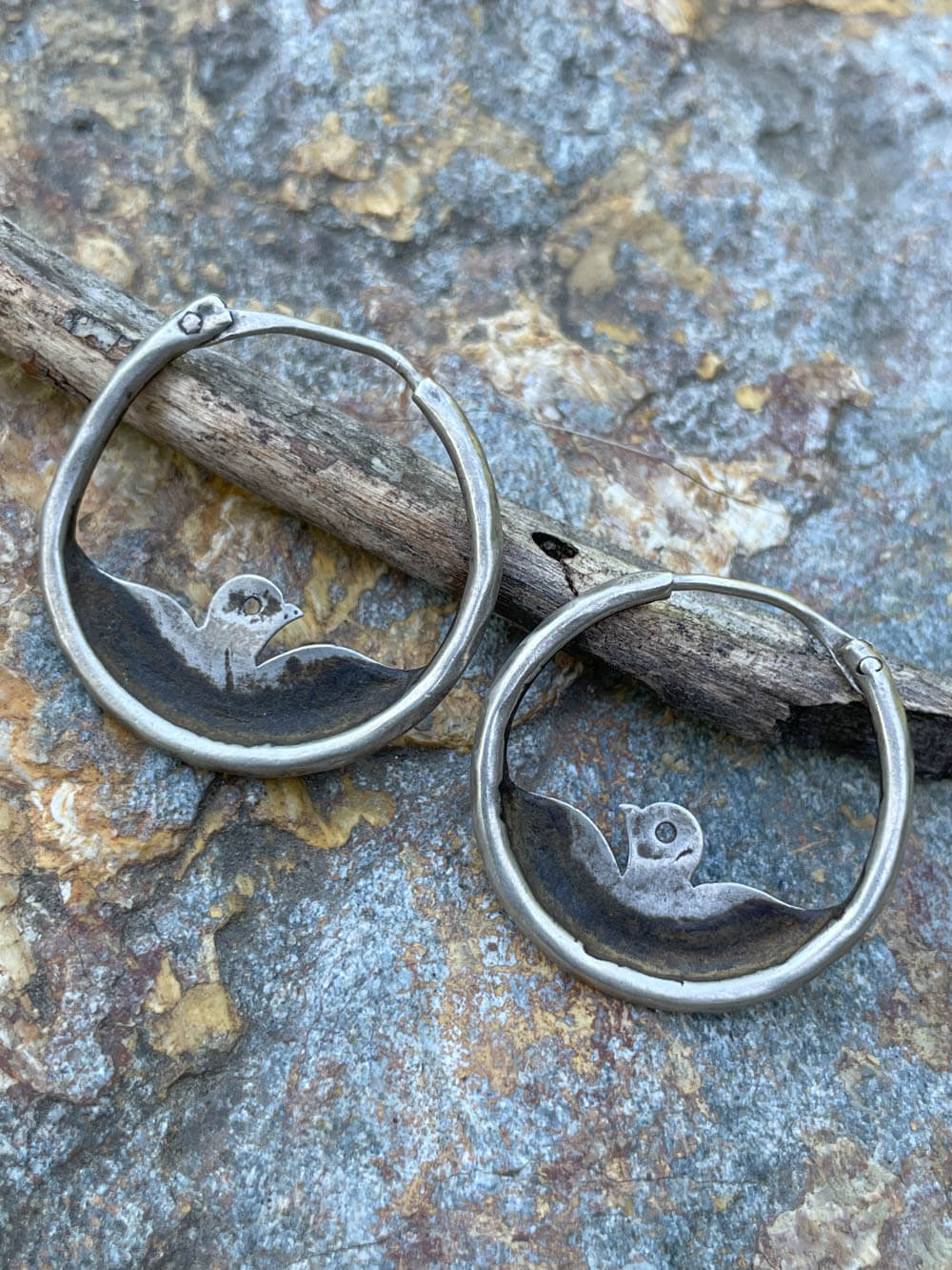 Tribal Bird Earring